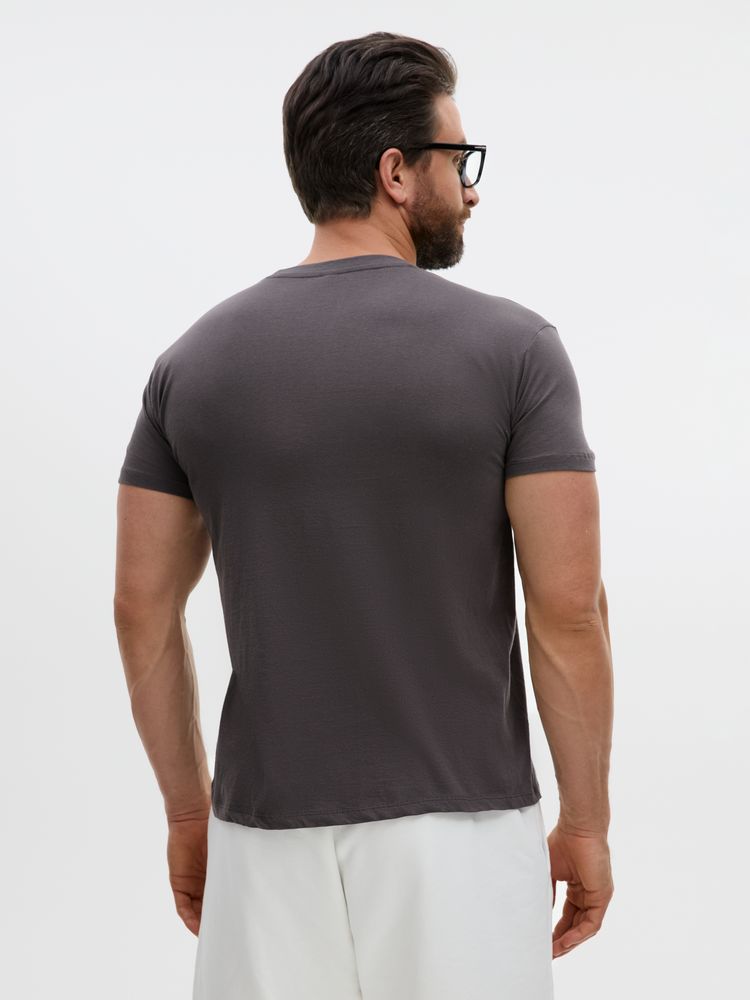 Футболка унисекс Regent 150, темно-серая-2