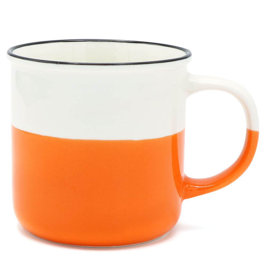 Кружка Wooster, бело-оранжевая-0