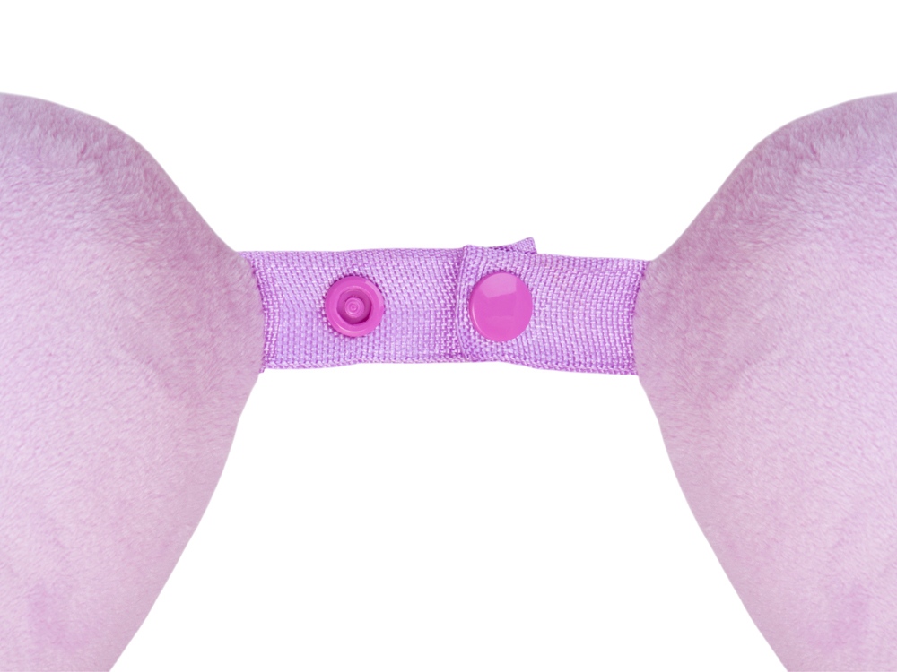 Подушка Basic из микрофибры с эффектом памяти U-shape, розовый NEW-3