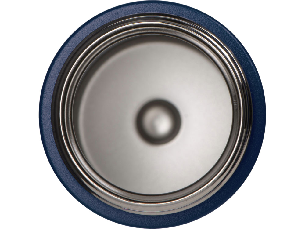 Вакуумная термокружка Waterline с медной изоляцией Bravo, 400 мл, тубус, темно-синий-7