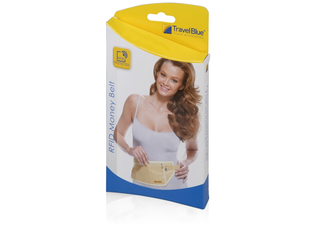 Сумка-кошелек на пояс Travel Blue Money Belt RFID, бежевый-7