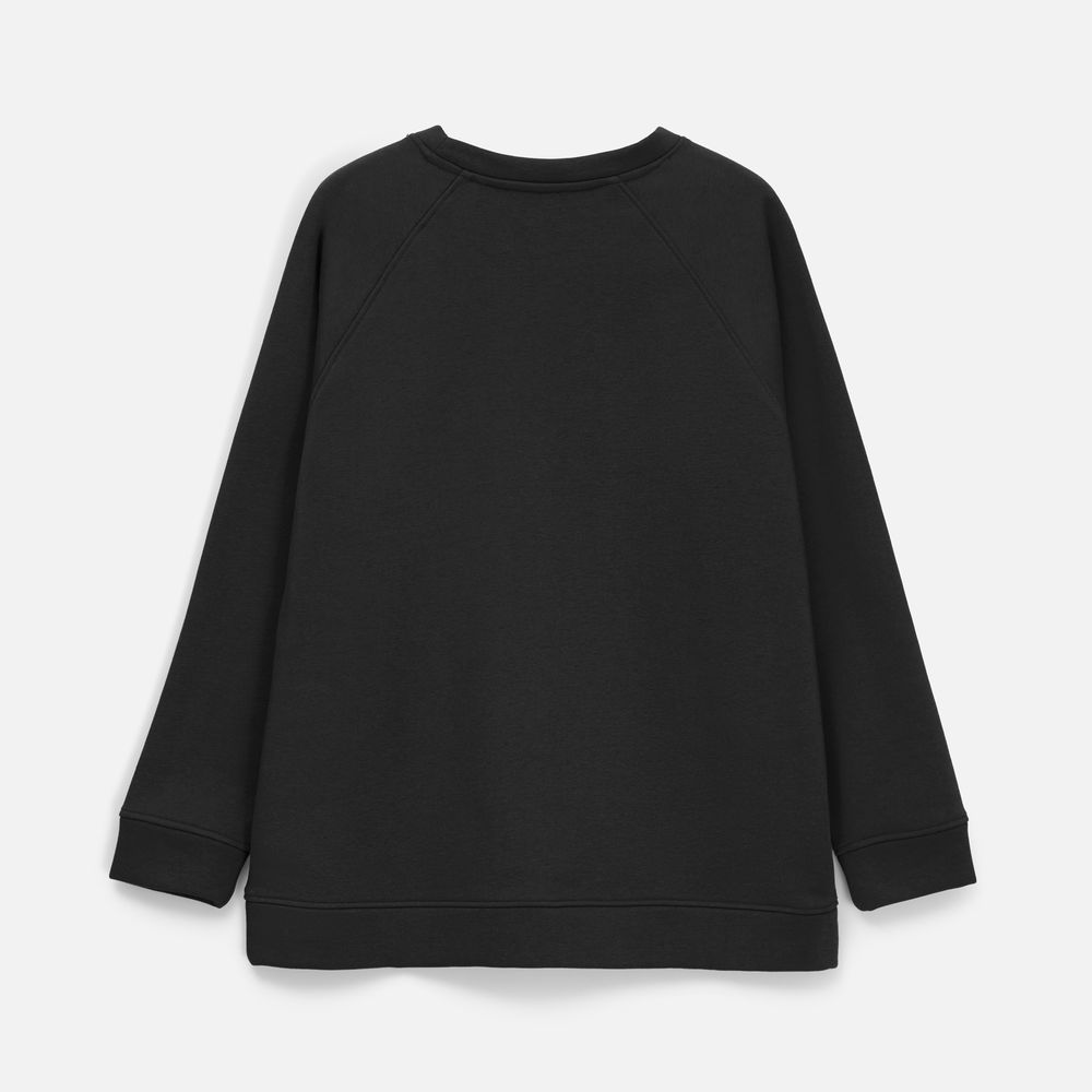 Свитшот унисекс S1, черный-5