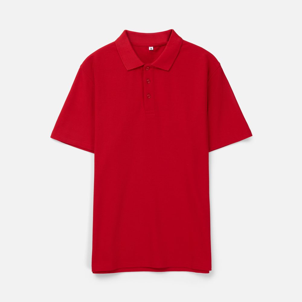Рубашка поло унисекс Tervise, красная-2