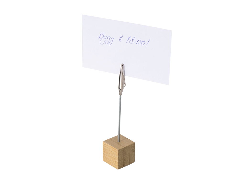 Держатель для заметок из бамбука Kind reminder-1