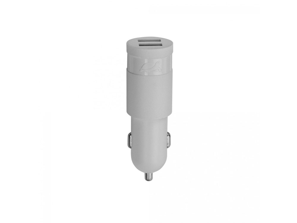 PS4223 W00 автомобильное ЗУ 3,4A / 2USB, без кабеля, белый-0