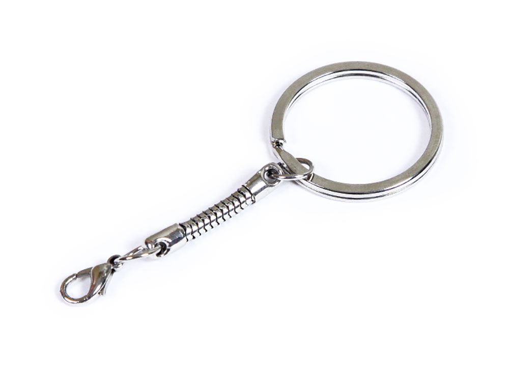 Карабин с кольцом K03, для mini, серебро-0