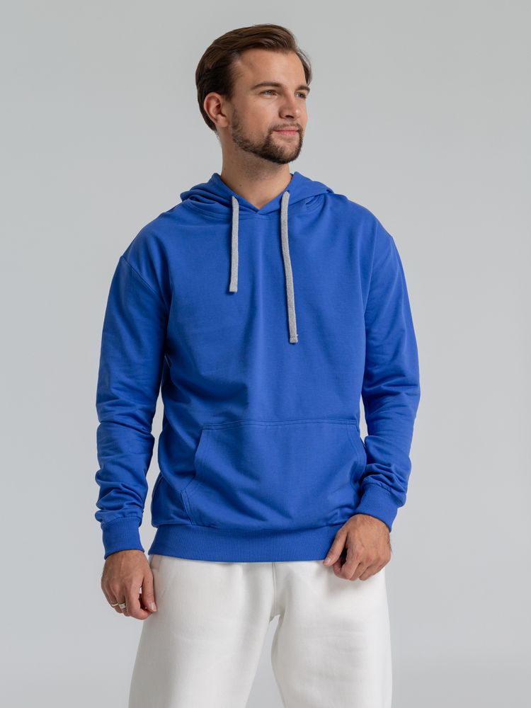 Толстовка с капюшоном Unit Kirenga, ярко-синяя-3