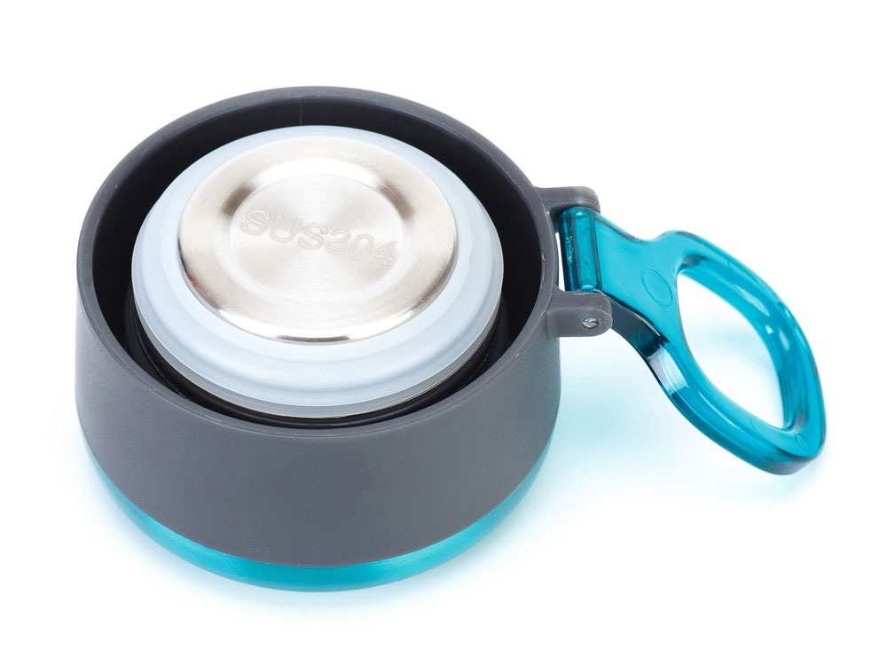 Термокружка Stinger, 0,42 л, сталь/пластик, изумрудный глянцевый, 7,5 х 6,9 х 22,2 см-2