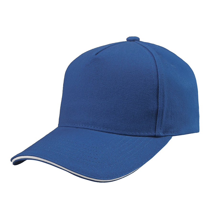 Бейсболка Cover Sandwich 370, ярко-синий, белый-0