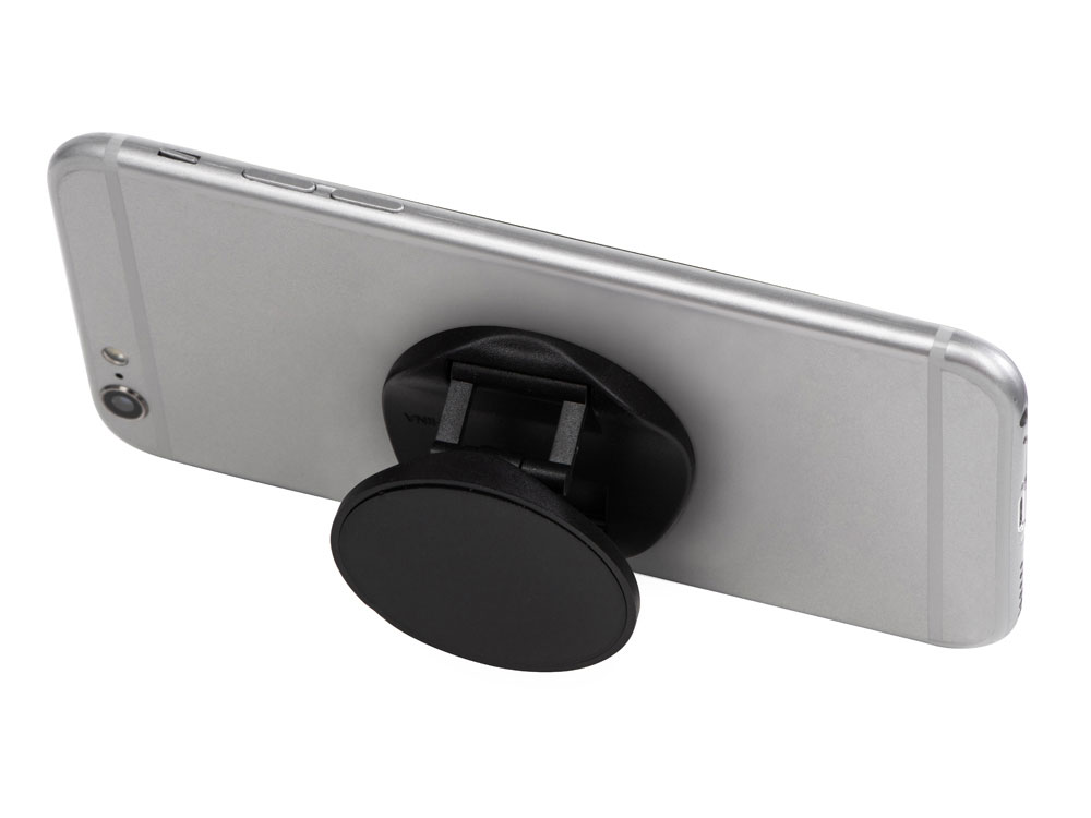 Держатель для телефона с отверстием для пальца Pop Flex, черный-10