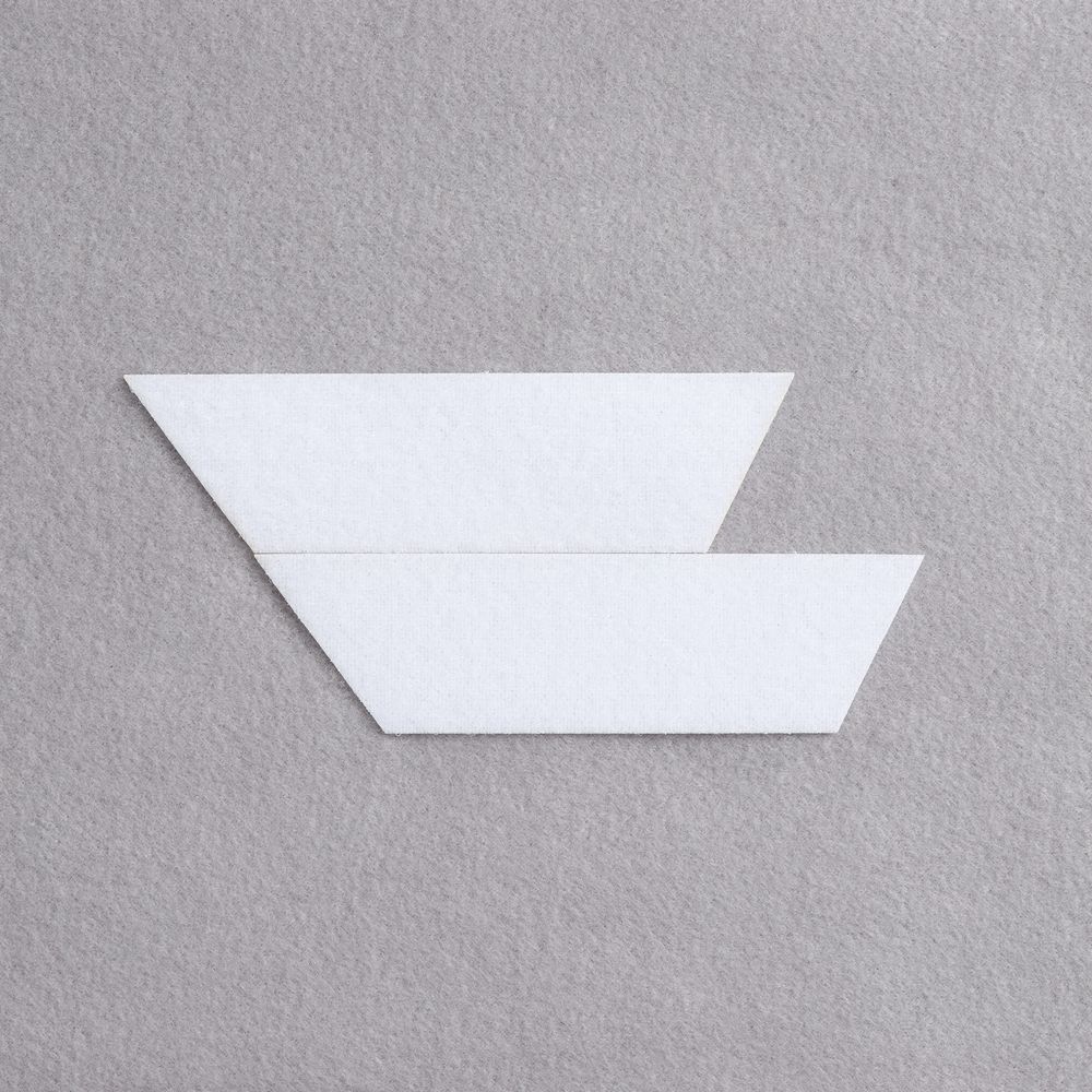 Основа Velkro S для крепления шевронов на липучке, белая-2