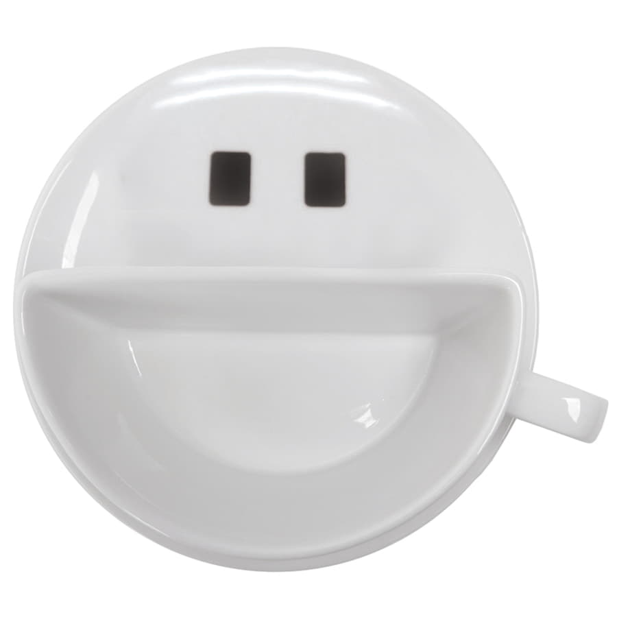 Чайная пара  "Смайл" в подарочной упаковке, белый-2