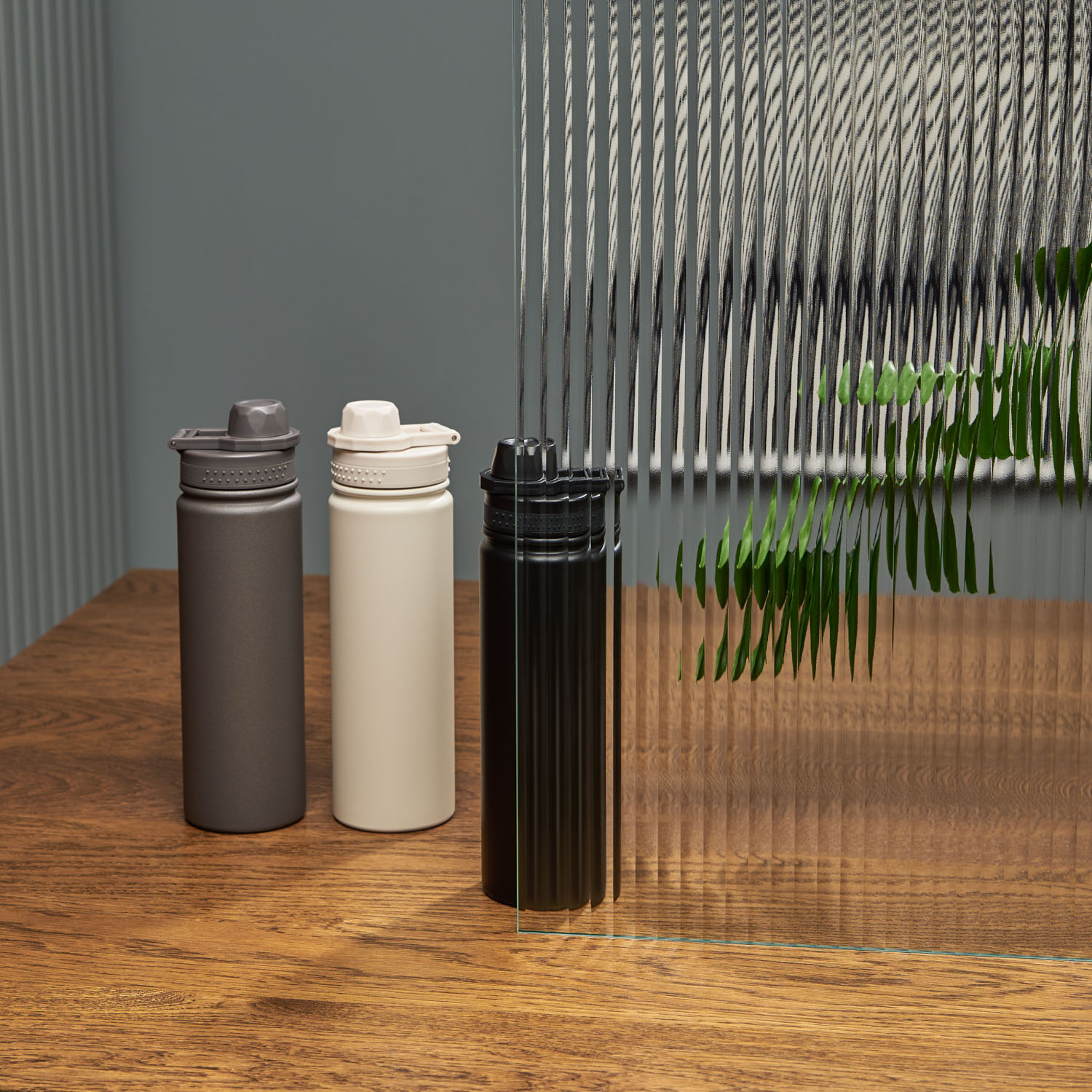 Термобутылка вакуумная герметичная Savona, бежевая-8