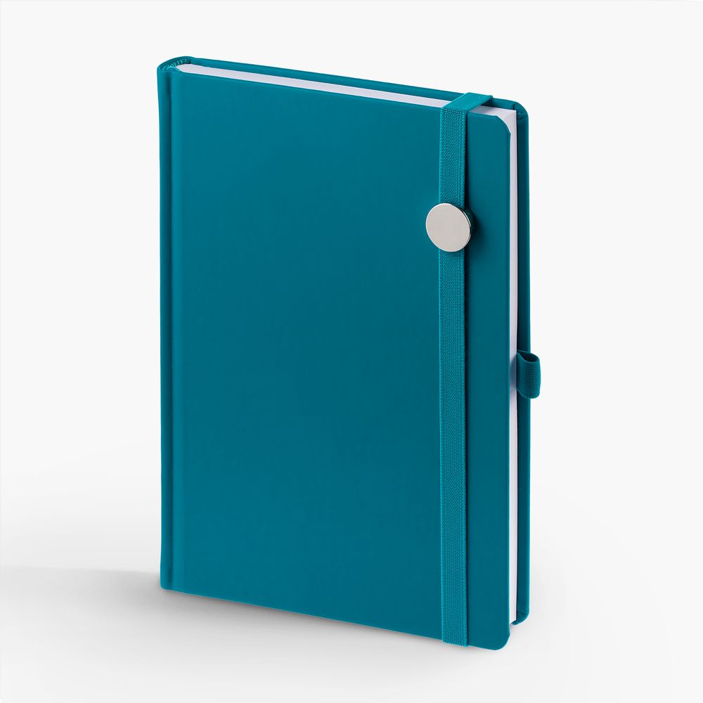 Ежедневник Favor Metal, недатированный, бирюзовый-0