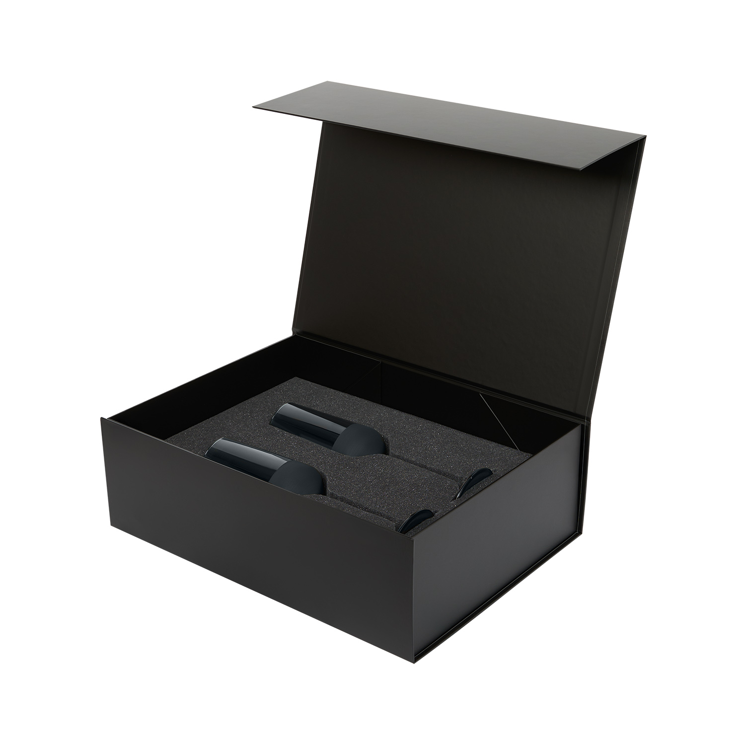 Подарочный набор 2 бокала для шампанского Sapphire в черной коробке-2