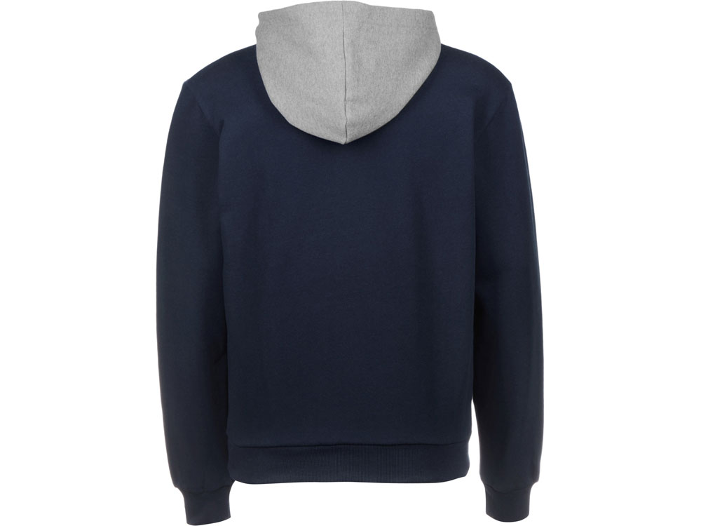 Толстовка с капюшоном Amsterdam мужская, темно-синий/серый меланж-3