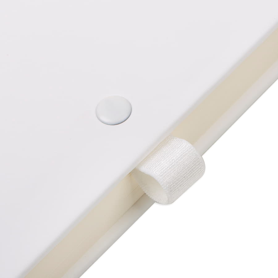 Ежедневник недатированный HAMILTON, A5, белый, кремовый блок
, белый-11