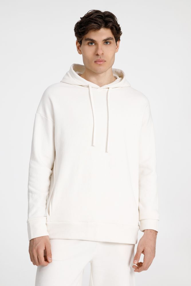 Худи унисекс H2, молочно-белое-0