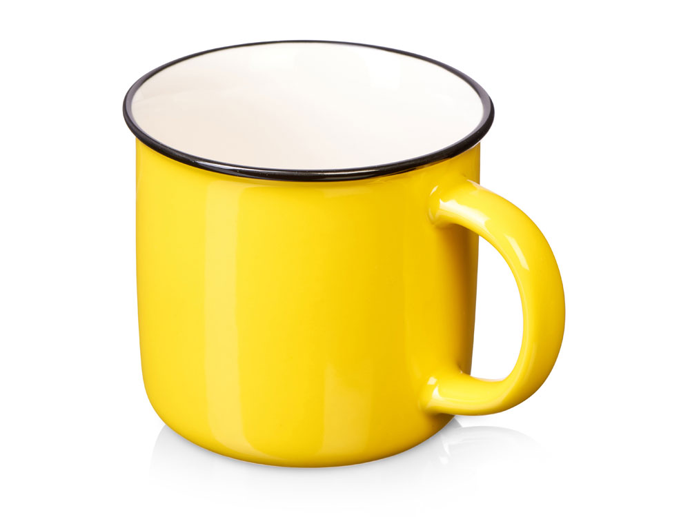 Кружка с каймой Countryside M, желтый 410ml-0