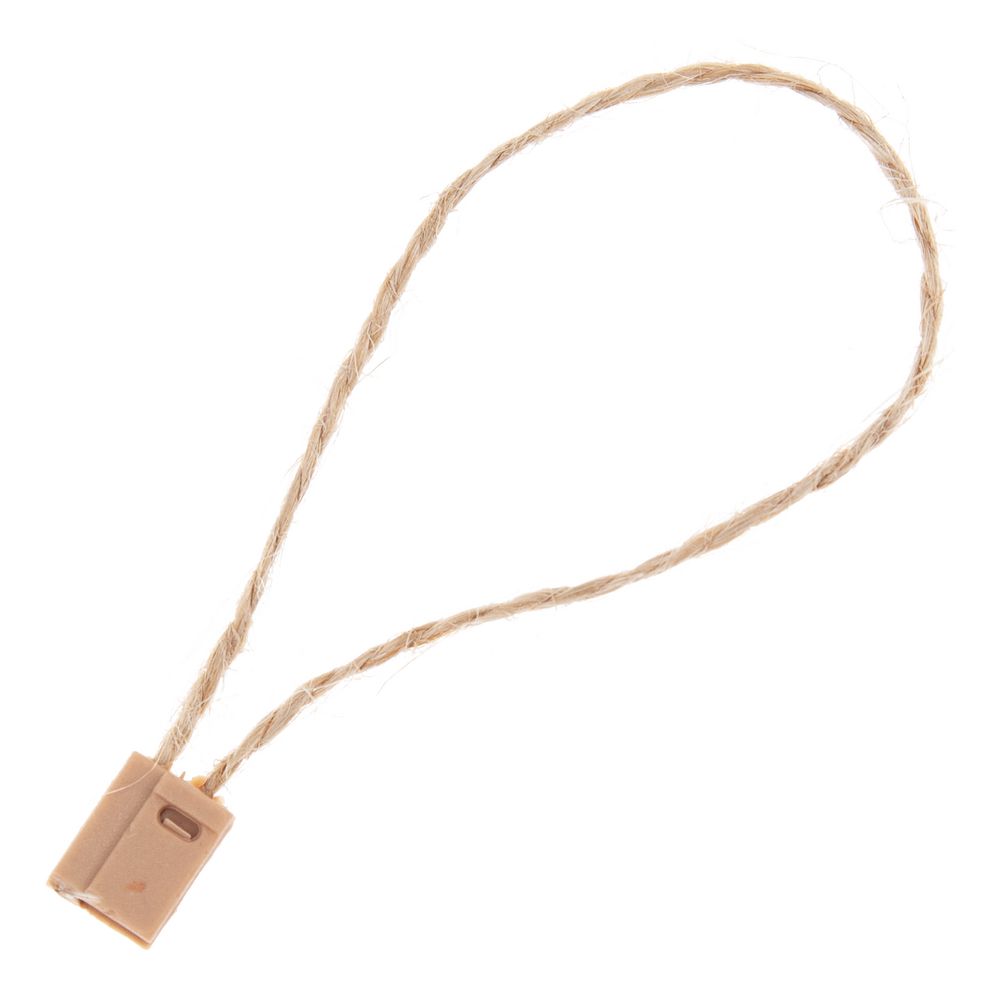 Микропломба для этикетки Tagholder, джутовая (неокрашенная)-1