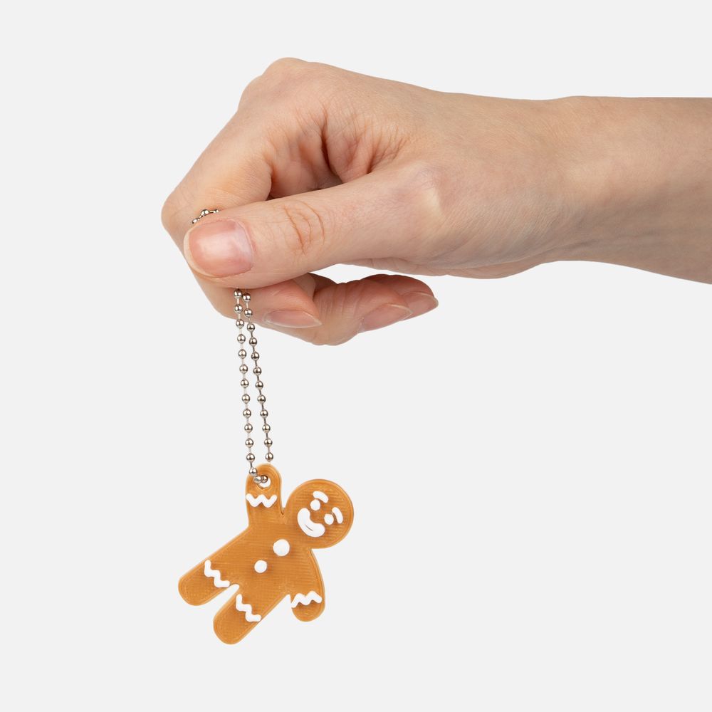 Мини-подвеска «Пряник», 3D-печать на заказ, человечек-2