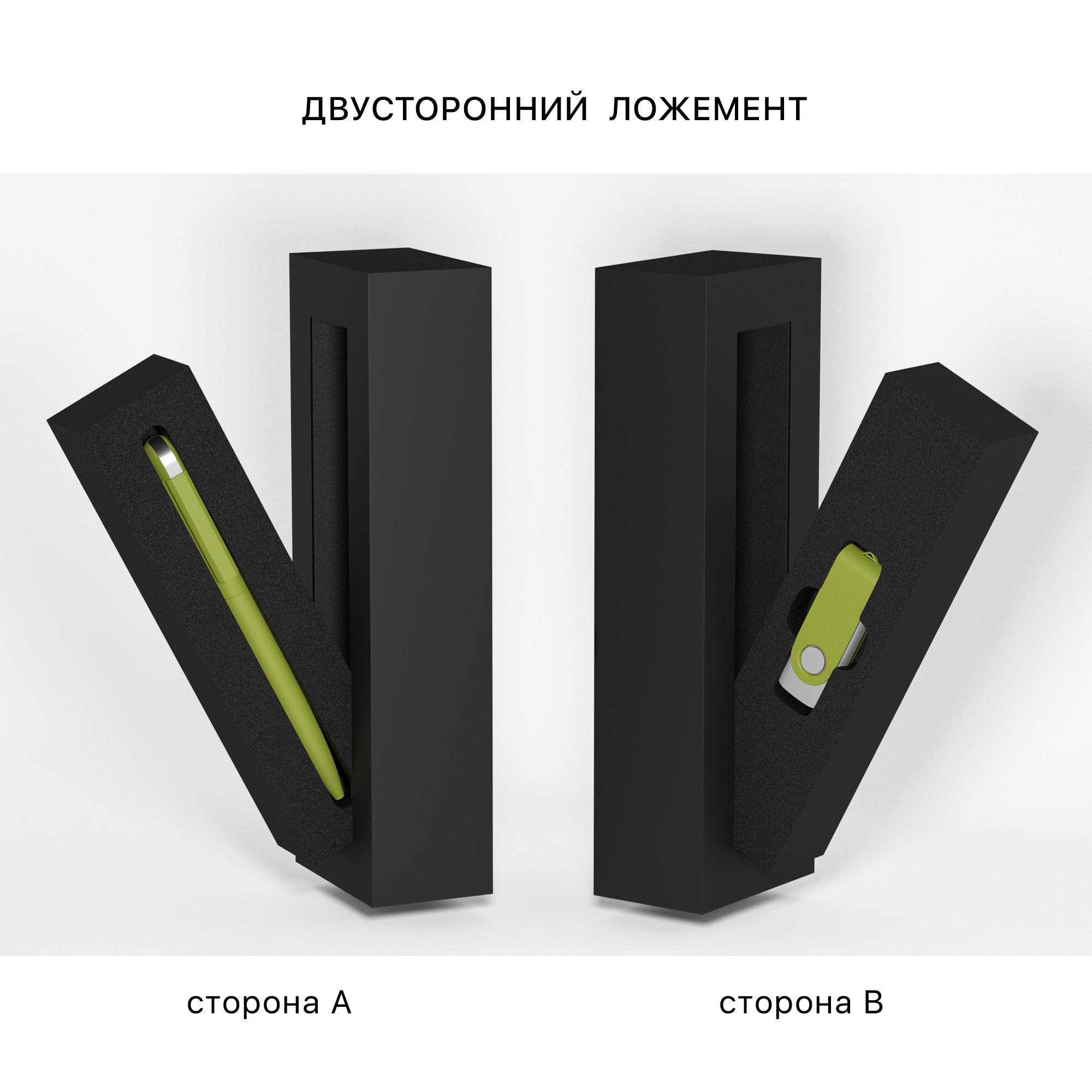 Набор ручка "Jupiter" + флеш-карта "Vostok" 16 Гб в футляре, покрытие soft touch-2