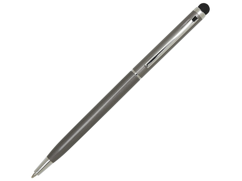 Шариковая ручка Ore алюминиевая со стилусом - Titanium-0