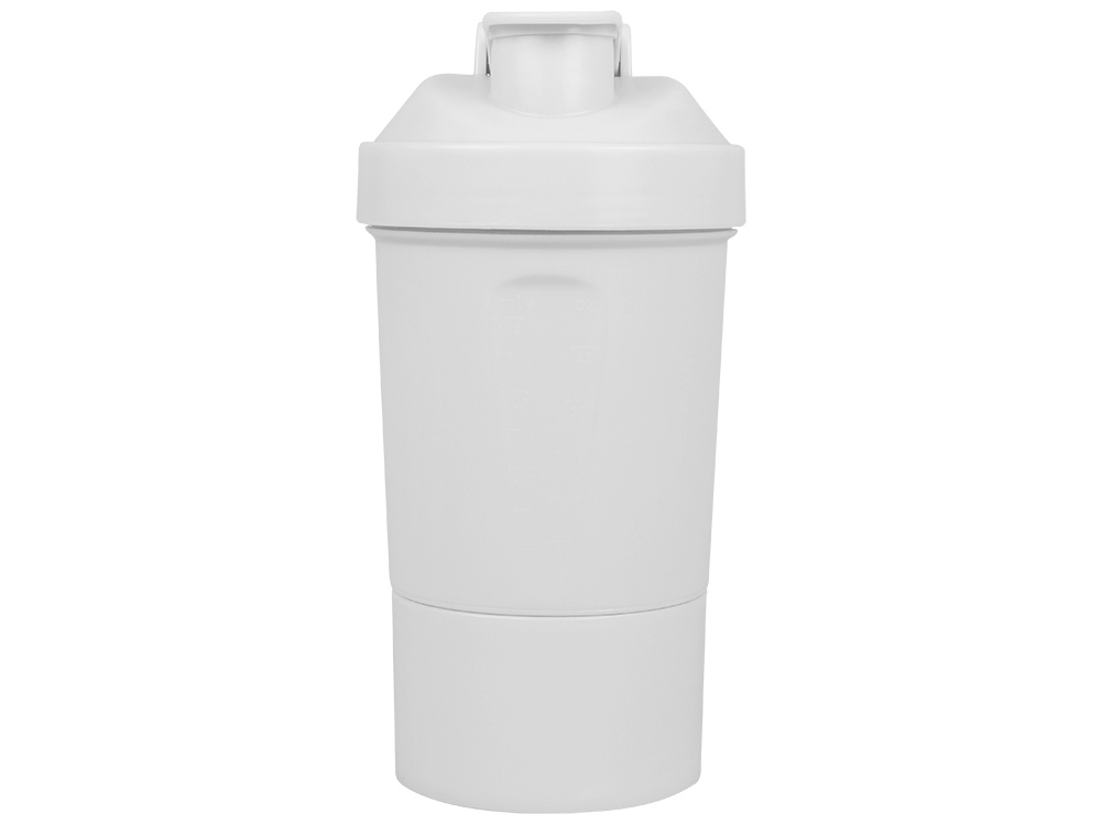 Шейкер для спортивного питания Level Up, белый-4