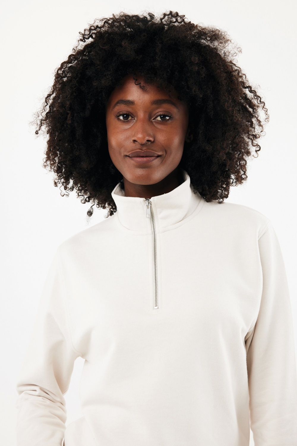 Свитшот на молнии Iqoniq Elgon из переработанного хлопка, 300 г/м²-18