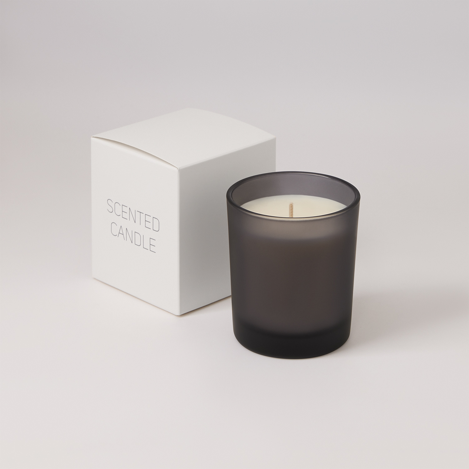 Ароматическая свеча Энигма (Enigma), серая-4