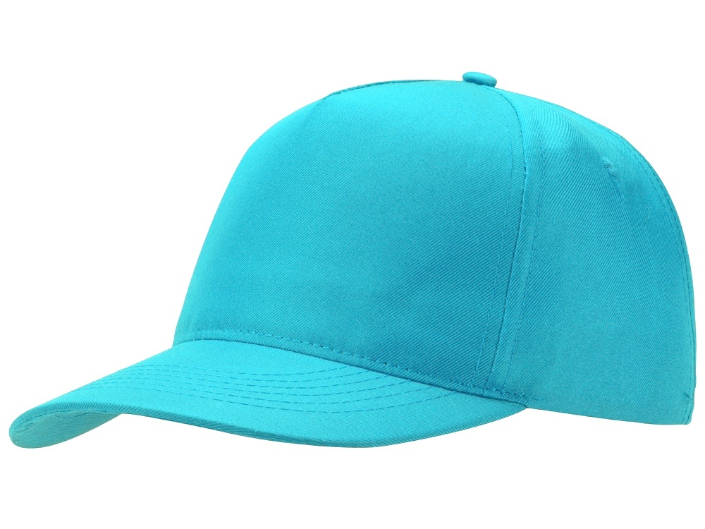 Бейсболка Poly 5-ти панельная 120 гр, лазурный-3