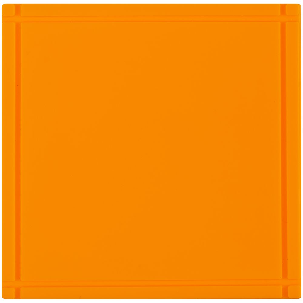 Лейбл из ПВХ Dzeta, L, оранжевый неон-1