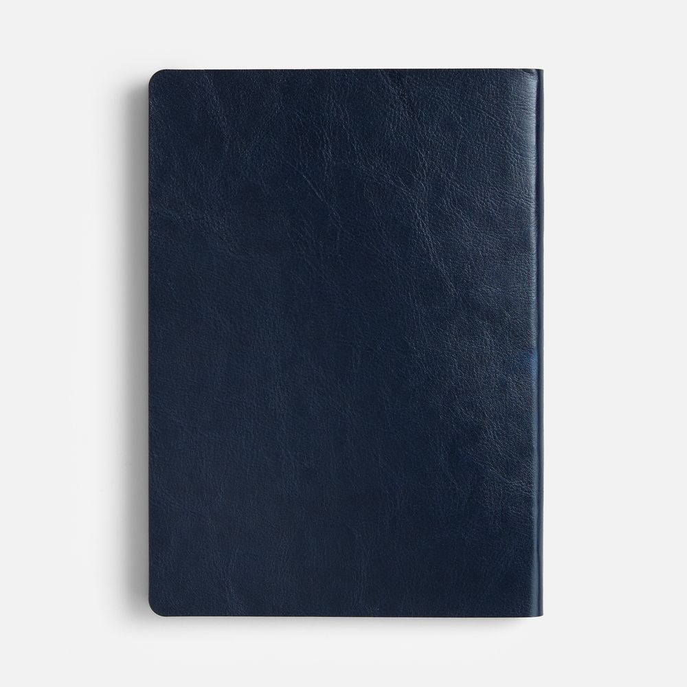 Ежедневник Doppio, недатированный, синий с оранжевым-5