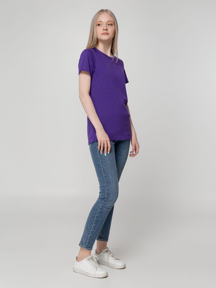 Футболка женская T-bolka Lady, фиолетовая-9