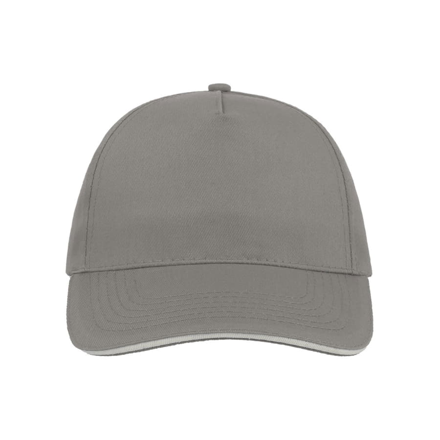 Бейсболка START FIVE SANDWICH, 5 клиньев, застежка на липучке, серый-4