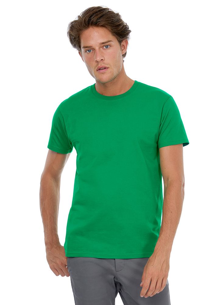 Футболка мужская E190, зеленая-1