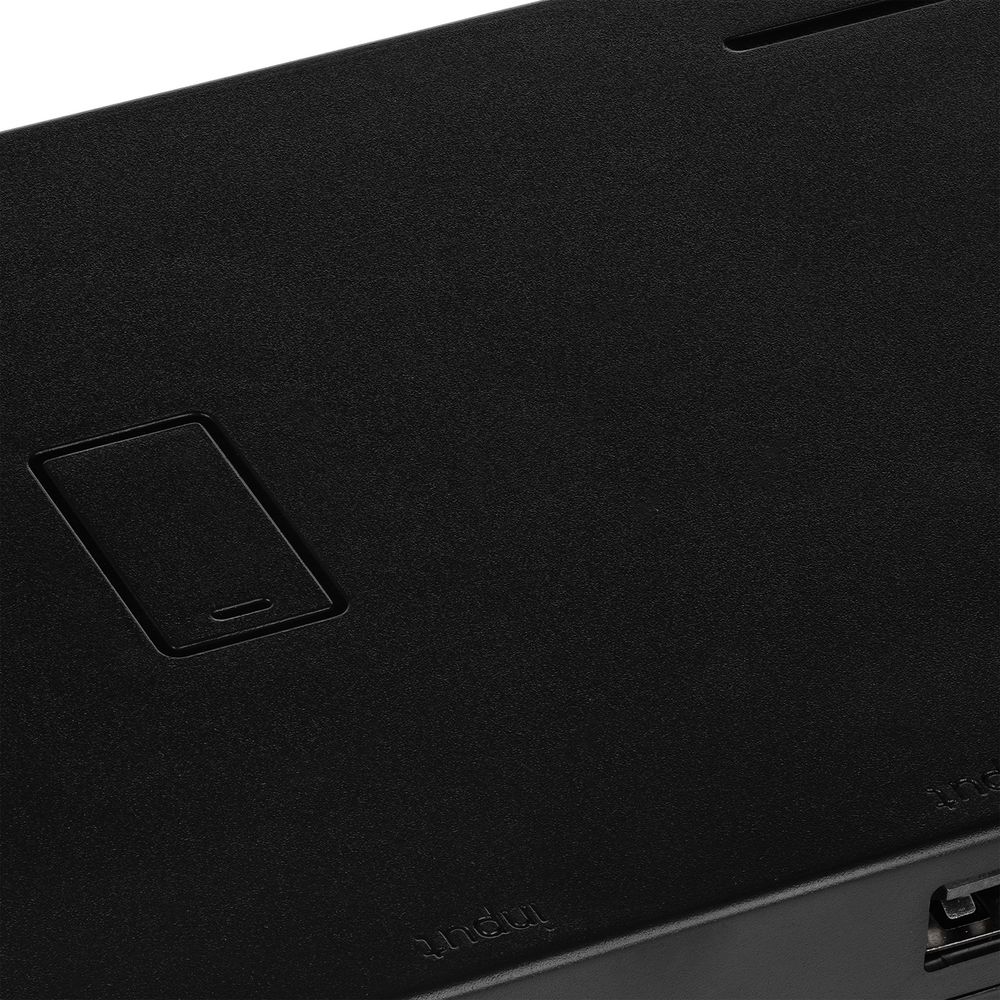 Станция беспроводной зарядки с часами fullStack, черная-4