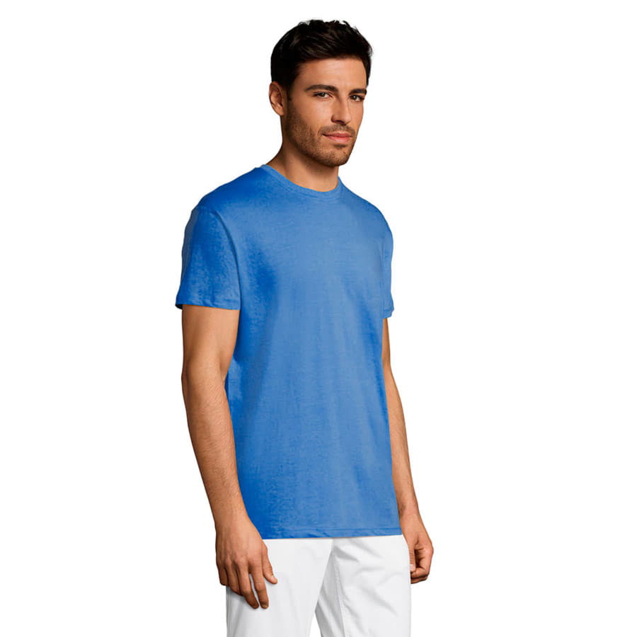 Футболка унисекс REGENT 150, синий-3