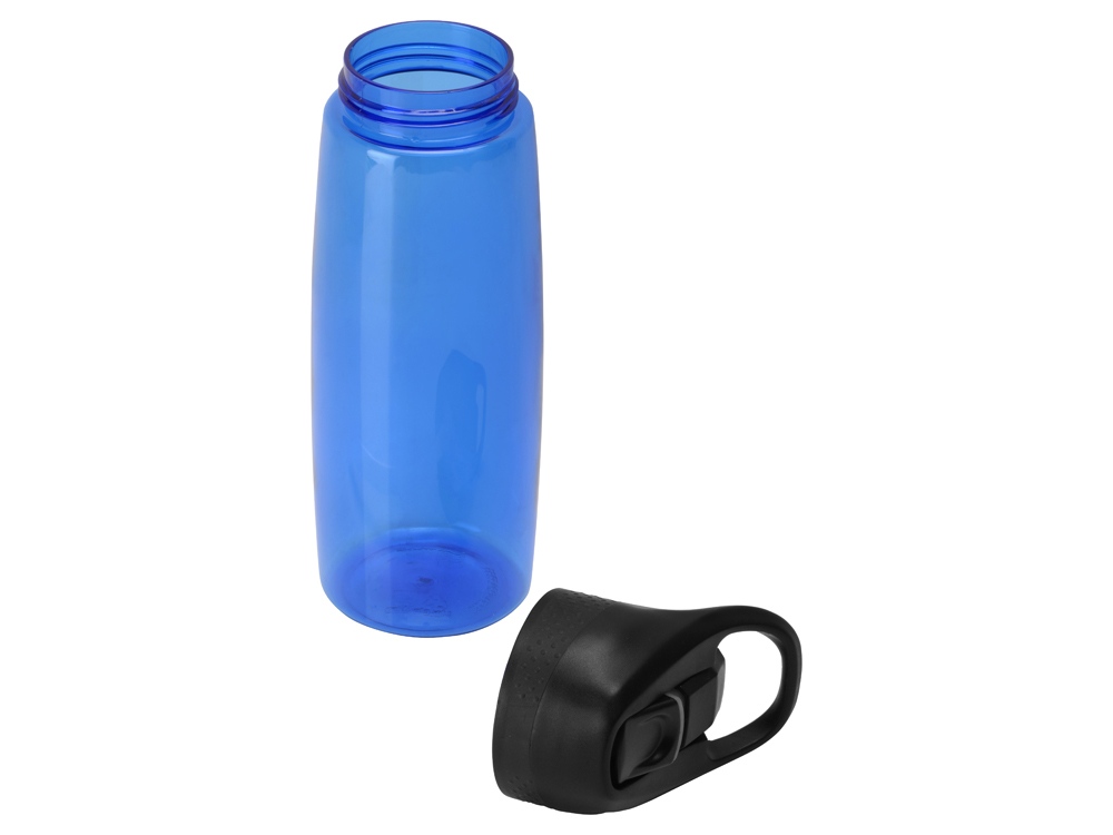 Бутылка c кнопкой Tank, тритан, 680мл Waterline, синий-3
