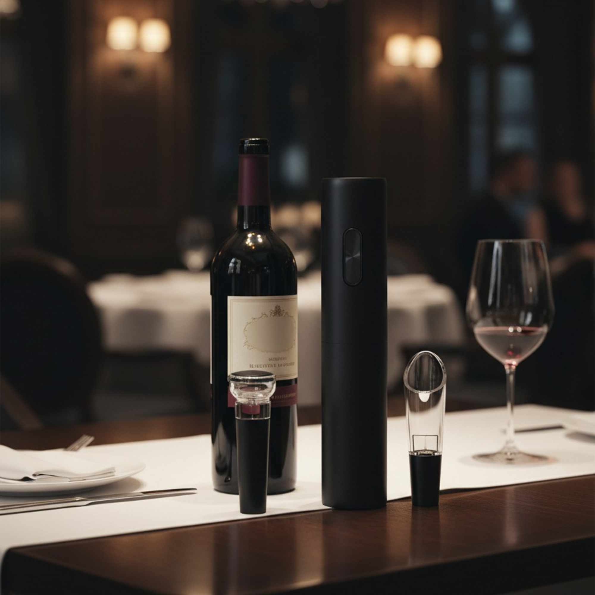 Винный набор Грегори (в подарочной упаковке), Черный-3