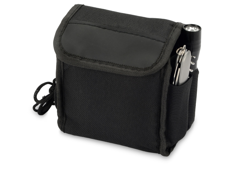 Набор путешественника: бинокль 4х30, мультиинструмент, фонарь, компас, дождевик, салфетка-8