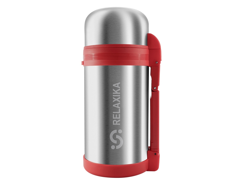 Термос универсальный (для еды и напитков) Relaxika 201, 1200 мл, стальной-0