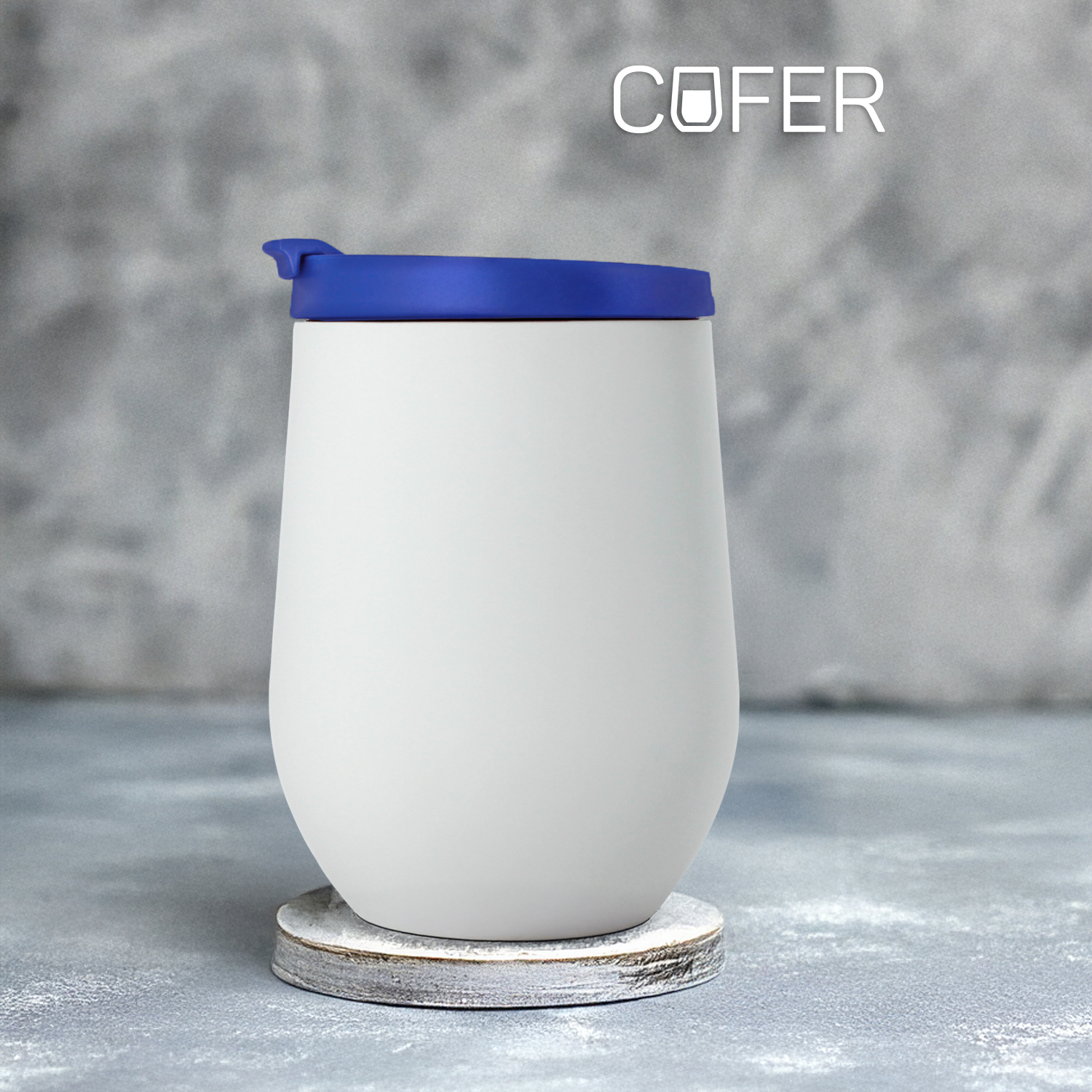 Набор NEO DUO: Кофер софт-тач NEO CO12s с дополнительной крышкой (белый с синим)-0