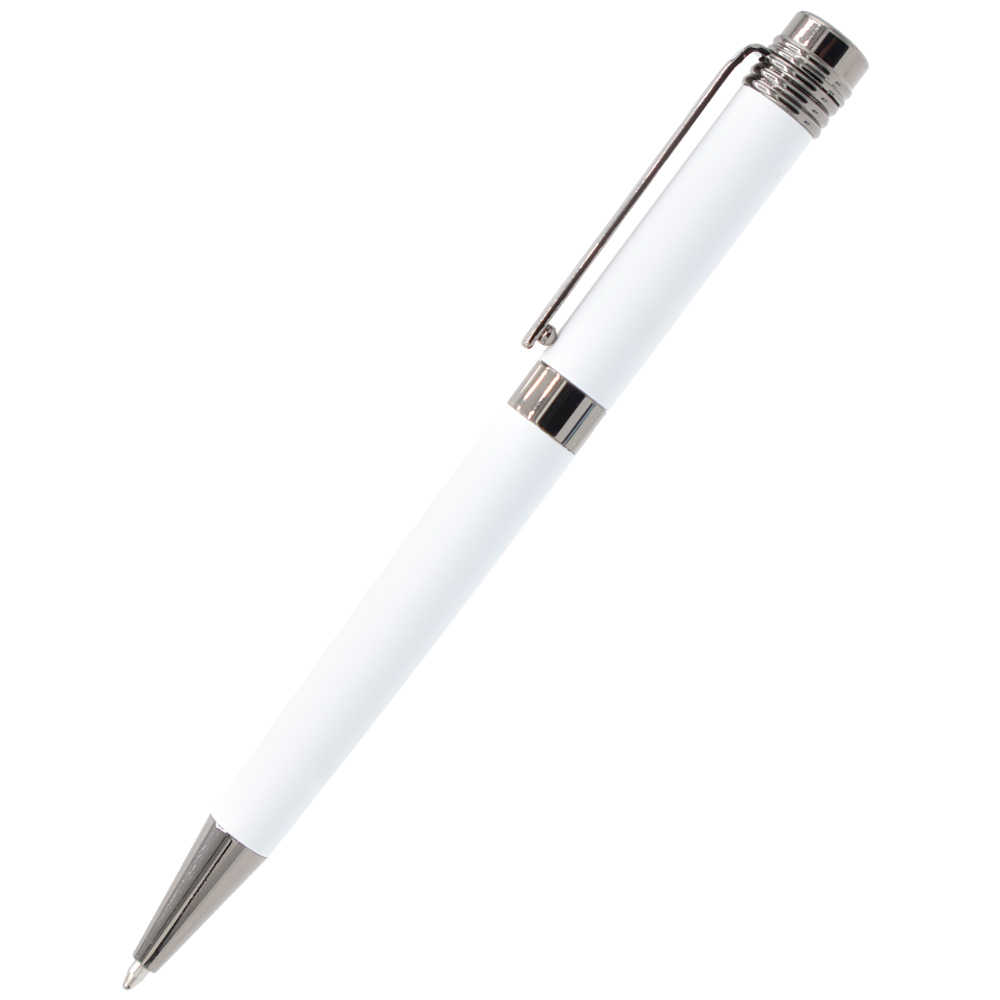 Ручка металлическая Senator, Белый-1