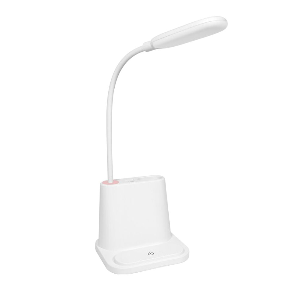 Настольная лампа c вентилятором Terra Quadro, Белый глянцевый-1