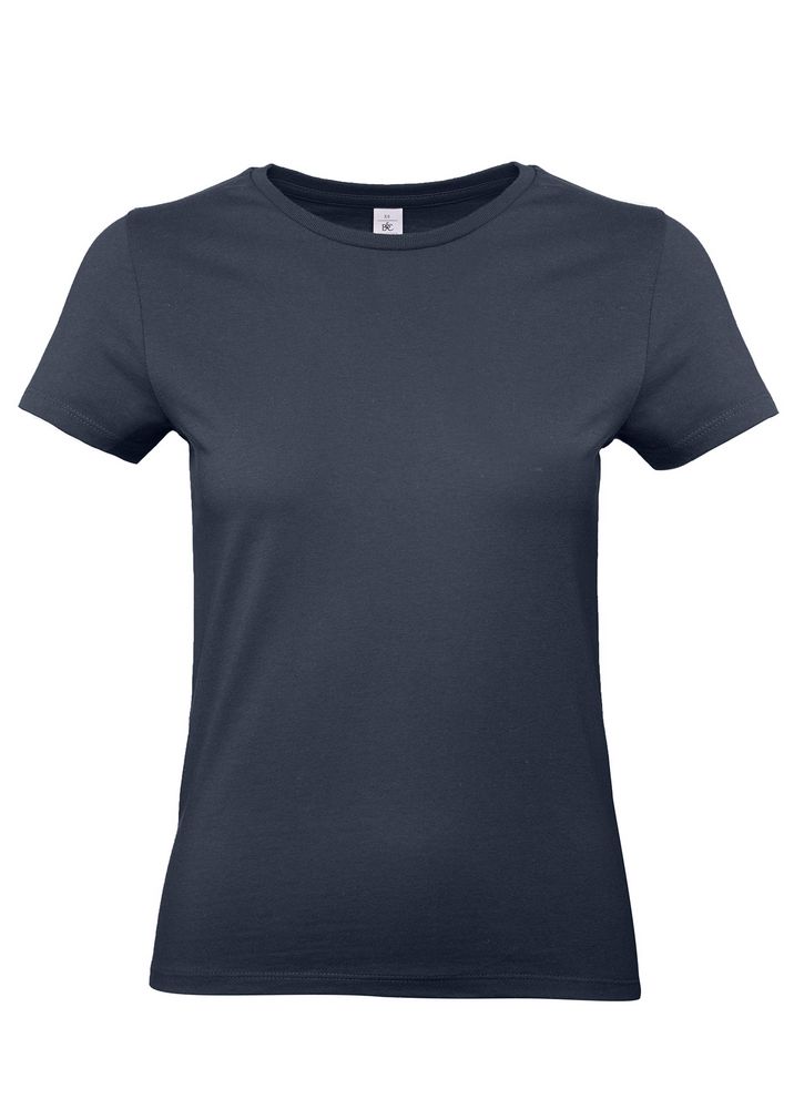 Футболка женская E190 темно-синяя-0