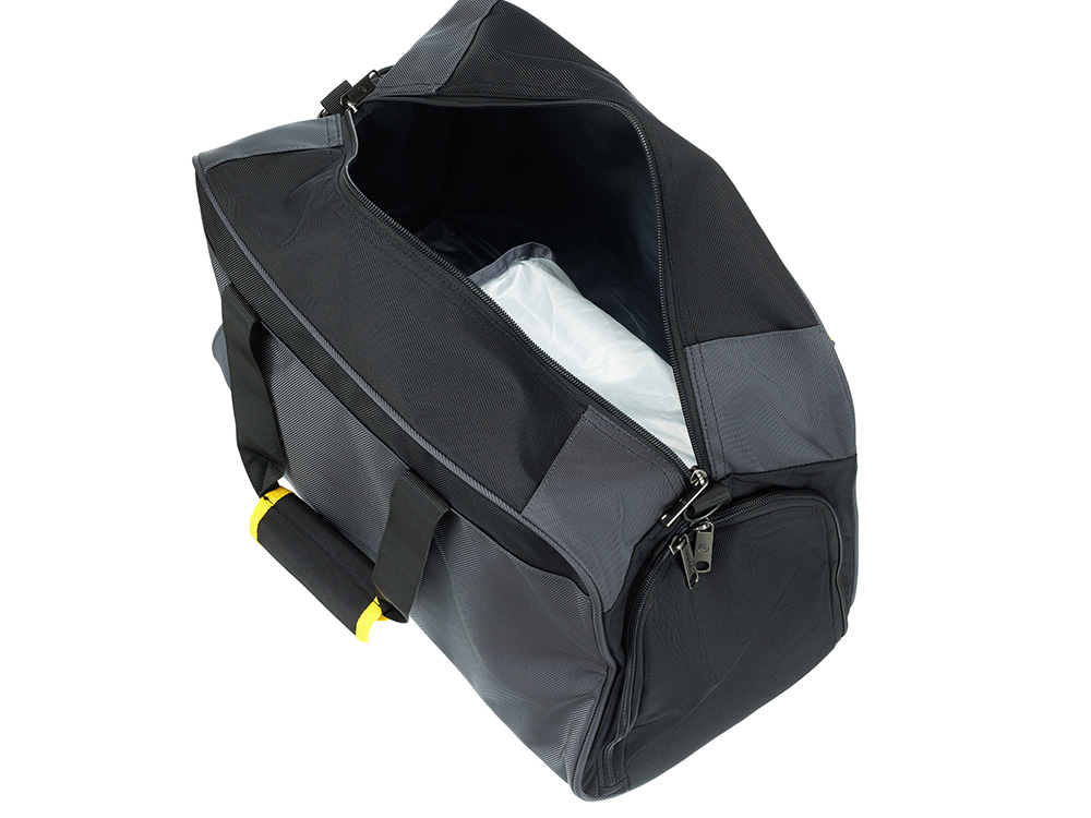 Сумка спортивная TORBER, серый, полиэстер, 48 х 24 х 30 см-7