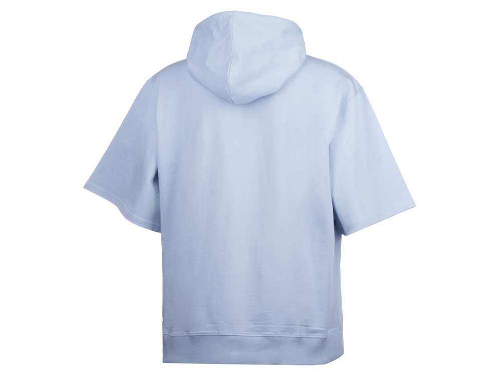 Худи оверсайз с коротким рукавом Warsaw унисекс, небесно-голубой-9
