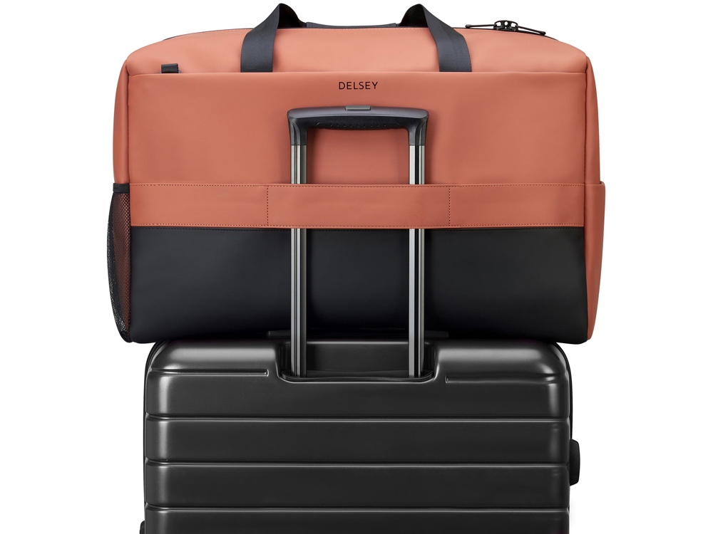 Сумка дорожная DELSEY, TURENNE, 46л, красно-коричневый-7