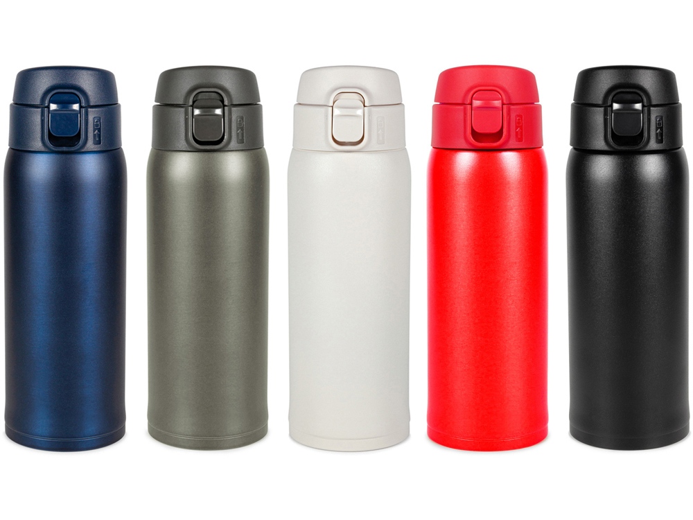 Термокружка Relaxika 701 (0,48 литра), белая (без лого)-19